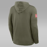 UCLA 2025 Military Appreciation Men's Jordan Brand Dri-FIT College Long-Sleeve Hooded Top