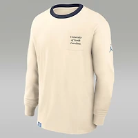 North Carolina Athletic Prep Max90 Pocket Logo Men's Jordan Brand College Long-Sleeve T-Shirt