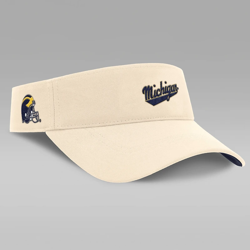 Michigan Wolverines Primetime Ace Men's Jordan Brand Dri-FIT College Adjustable Visor