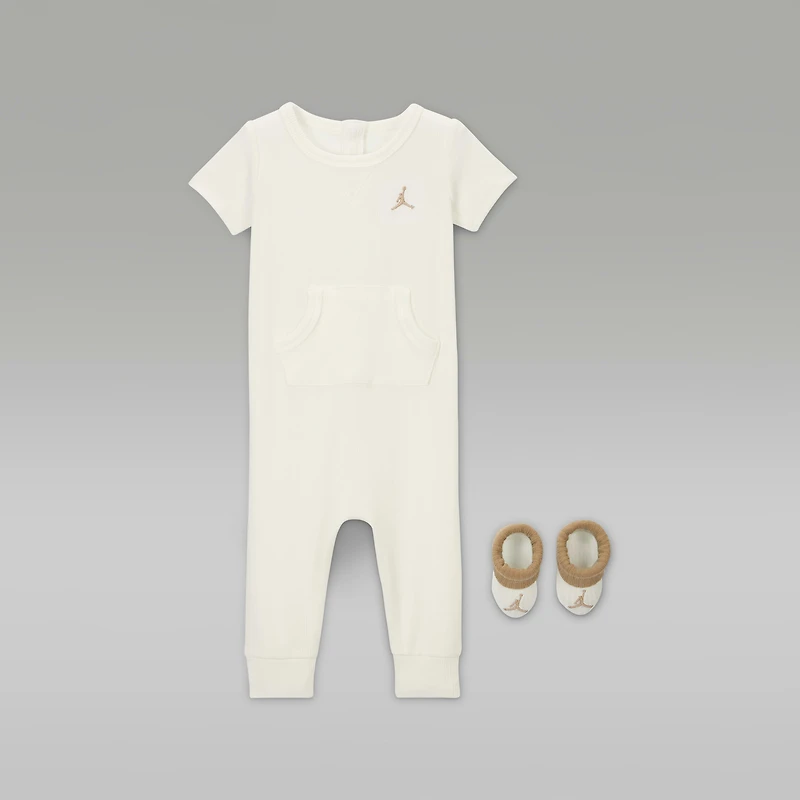 Jordan Baby Essential 2-Piece Short Sleeve Coverall Set