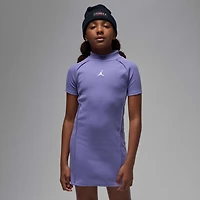Jordan Big Kids' Mock Neck Ribbed Dress