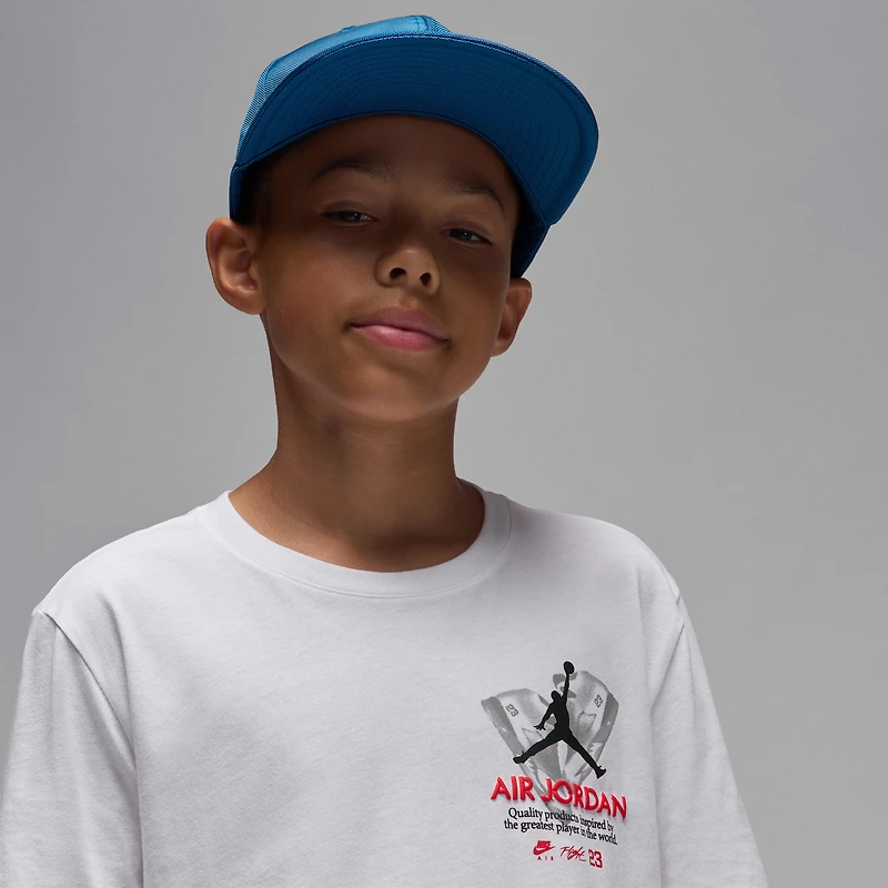 Jordan Big Kids' AJ5 Fire REd Tour T-Shirt