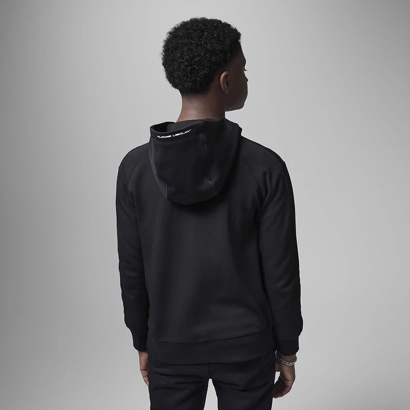 Jordan Dri-FIT Sport Big Kids' Statement Hoop Fleece Full-Zip Hoodie