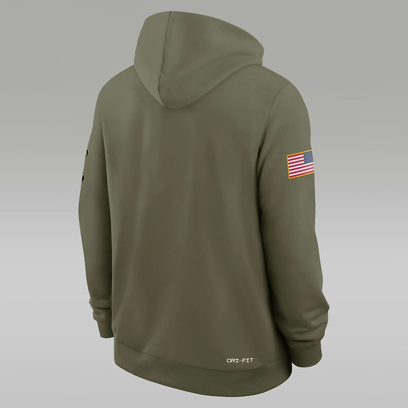 Oklahoma 2025 Military Appreciation Men's Jordan Brand Dri-FIT College Pullover Hoodie
