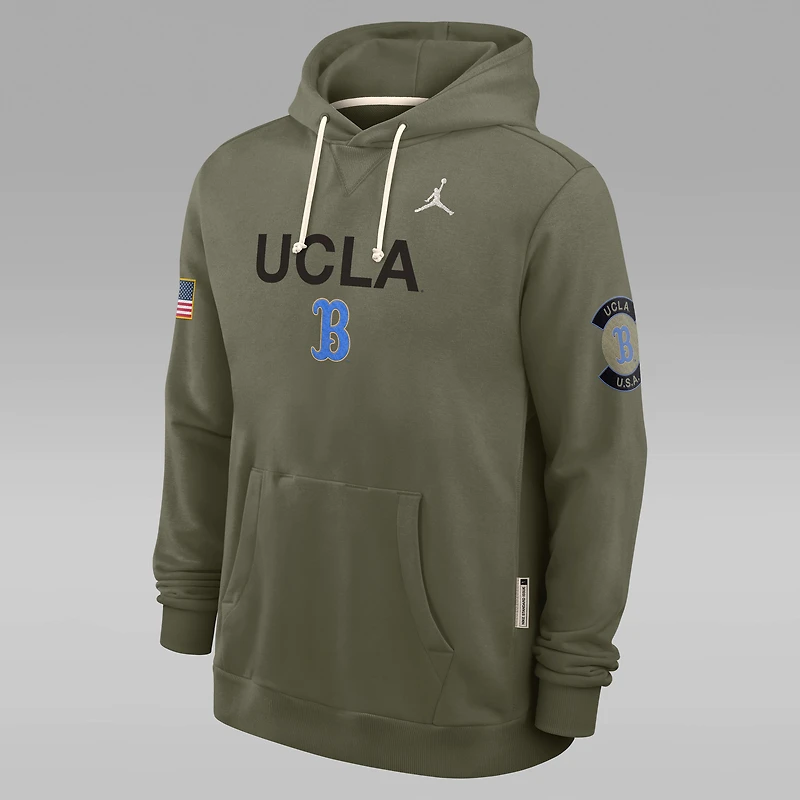 UCLA 2025 Military Appreciation Men's Jordan Brand Dri-FIT College Pullover Hoodie