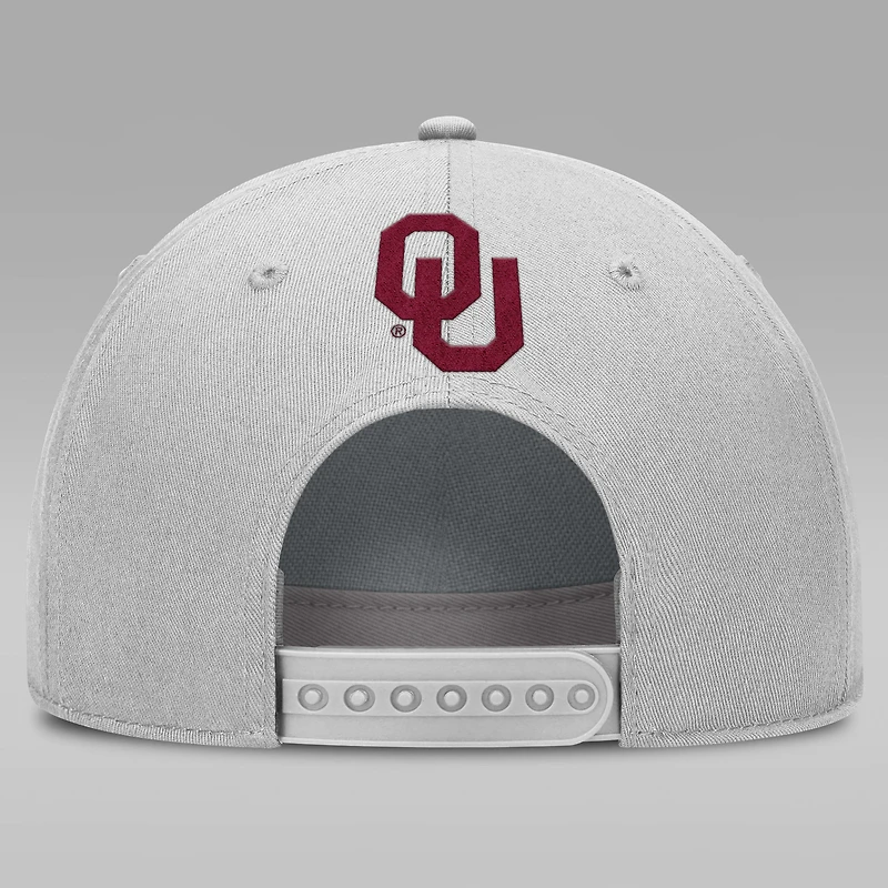 Oklahoma On-Field Primetime Rise Men's Jordan Brand College Adjustable Hat