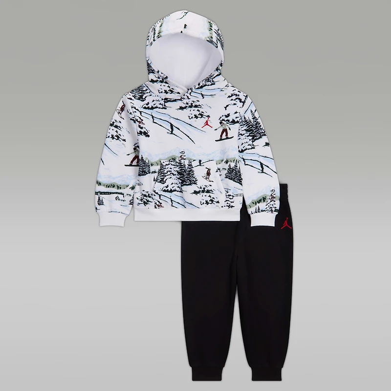 Jordan Brooklyn Fleece Baby (12-24M) 2-Piece Holiday Set