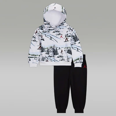 Jordan Brooklyn Fleece Baby (12-24M) 2-Piece Holiday Set