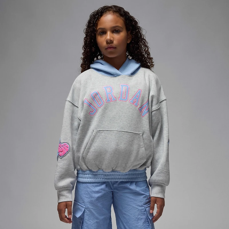 Jordan Blue Jeans and Bling Big Kids' Pullover Hoodie