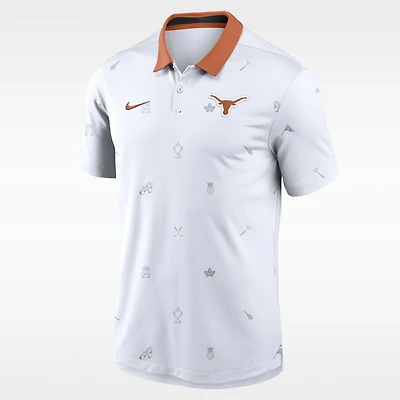 Texas Vapor Pattern Men's Nike Dri-FIT College Polo