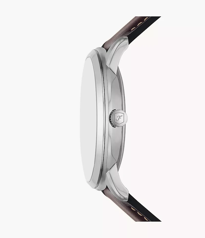 Fossil Neutra Moonphase Multifunction Brown Leather Watch FS5905 154460