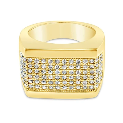Men's Stainless Steel Gold Ring 148770
