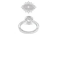 Sterling Silver Cubic Zirconia Round Ring 150246