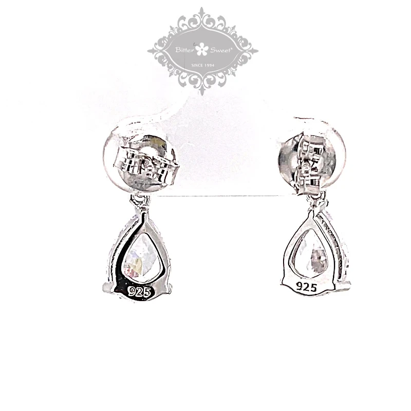 Sterling Silver Cubic Zirconia Earrings