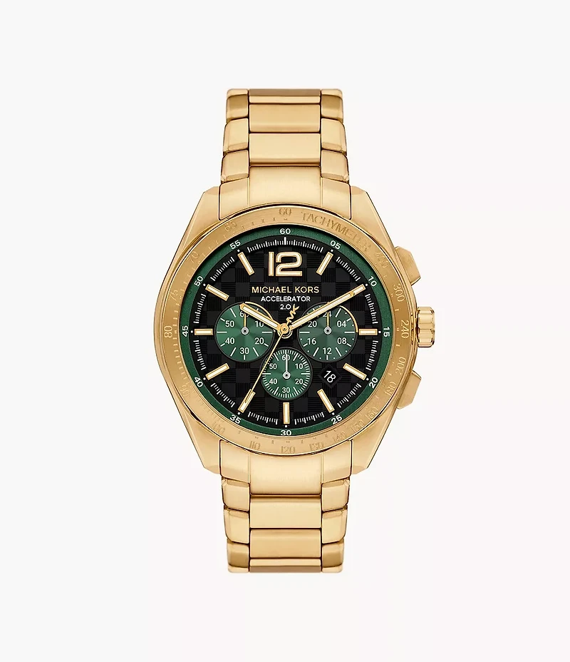 Michael Kors Accelerator 2.0 Chronograph Gold Stainless Steel MK9177 154472