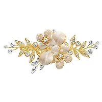 Bridal Gold Flower Hair Clip 137624