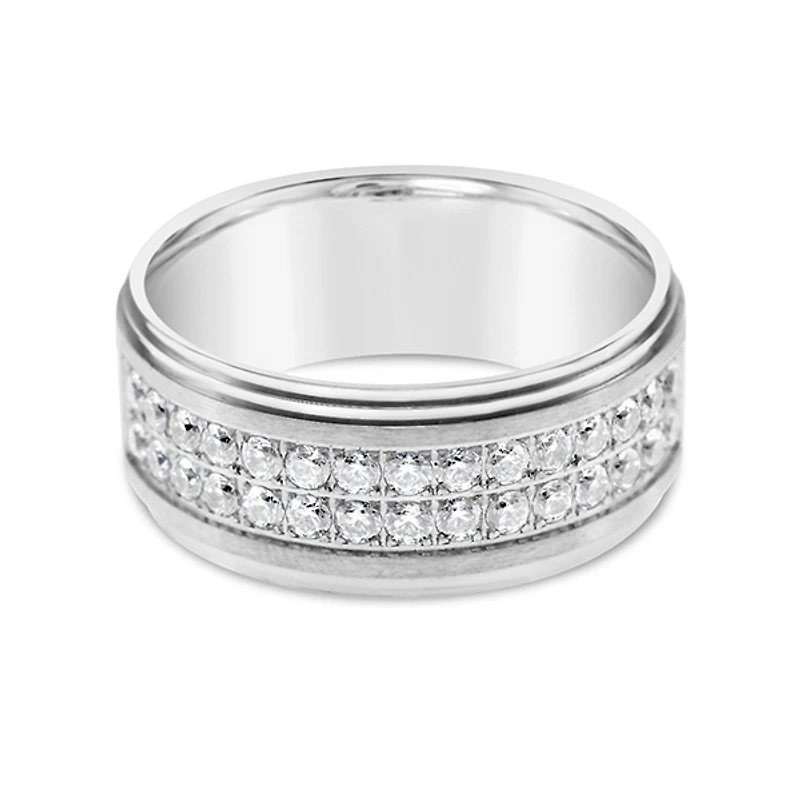 Men's Stainless Steel Silver 10mm Ring 148757