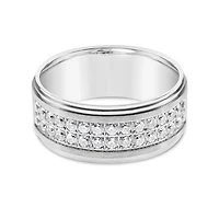 Men's Stainless Steel Silver 10mm Ring 148757