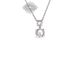 Sterling Silver Cubic Zirconia Necklace 152730