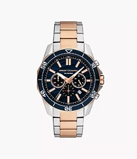 Armani Exchange Chronograph Two-Tone Stainless Steel Watch AX1965 154690