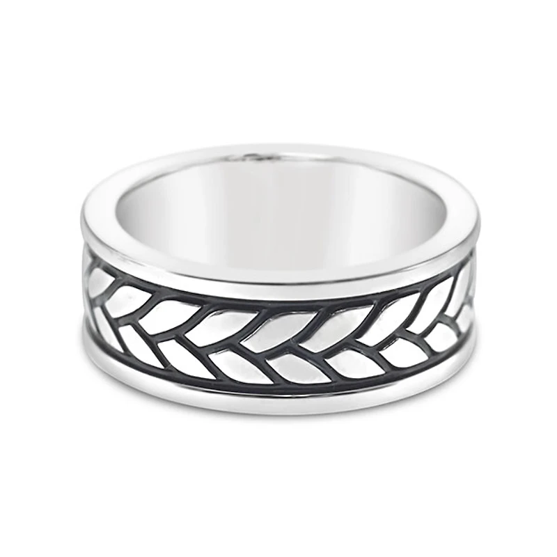 Men's Stainless Steel Silver Ring