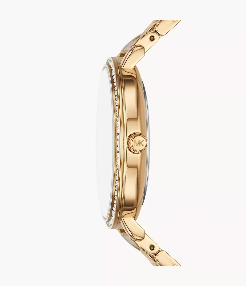 Michael Kors Pyper Three-Hand Gold-Tone Alloy Watch MK4666 154470