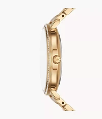 Michael Kors Pyper Three-Hand Gold-Tone Alloy Watch MK4666 154470
