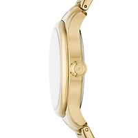 Fossil Gilmore Three-Hand Date Gold-Tone Stainless Steel Watch 155360
