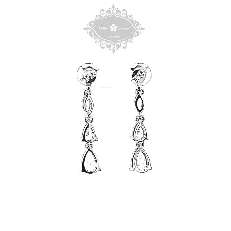 Sterling Silver Cubic Zirconia Earrings 151259
