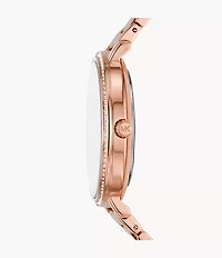 Michael Kors Pyper Three-Hand Rose Gold-Tone Alloy Watch MK4594 154469