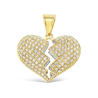 Stainless Steel Gold Heart Pendent 148751