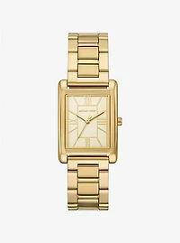 Michael Kors Essex Three-Hand Gold Stainless Steel Watch MK4904 154465