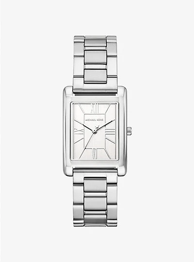 Michael Kors Essex Three-Hand Silver Stainless Steel Watch MK4906 154467