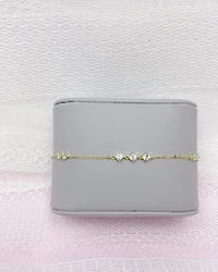 Gold Plated Sterling Silver Cubic Zirconia Bracelet 152239