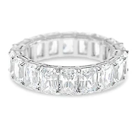 Sterling Silver Cubic Zirconia Eternity Ring