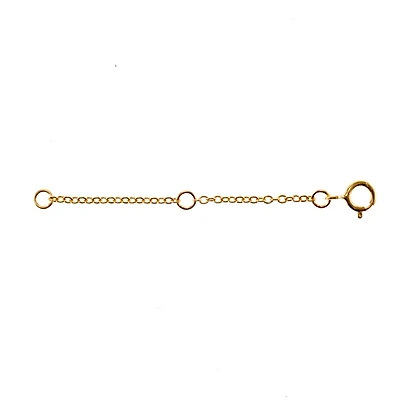 Yellow Gold Plated Sterling Silver Extension 2 inches 143572