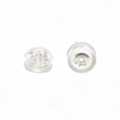 Sterling Silver Silicone earrings backing 142412