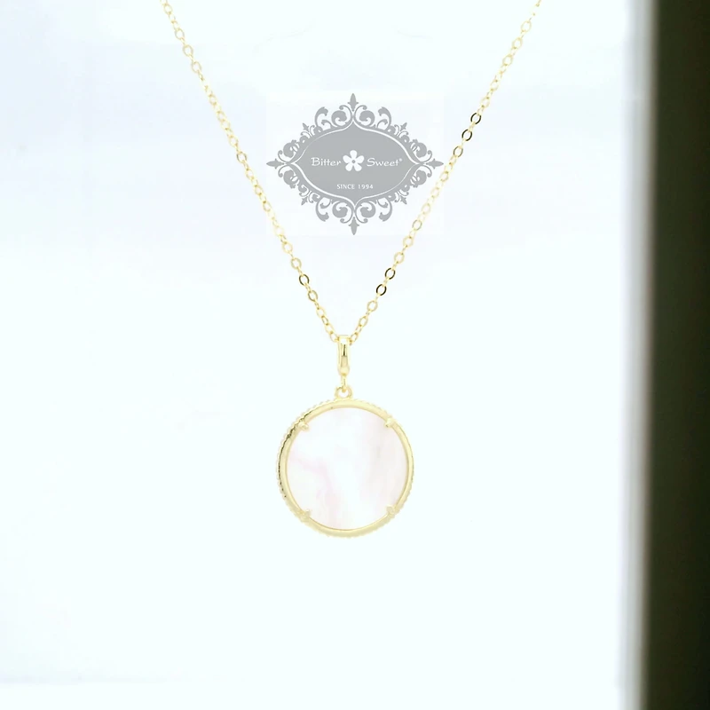 Gold Plated Sterling Silver Cubic Zirconia Compass Necklace 155308