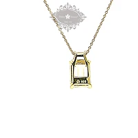 Gold Plated Sterling Silver Cubic Zirconia Necklace