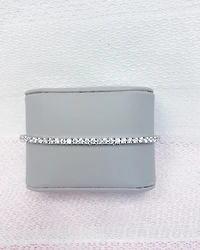 Sterling Silver 3mm Cubic Zirconia Tennis Bracelet 130384