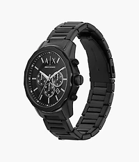 Armani Exchange Chronograph Black Stainless Steel Watch AX1722 154688