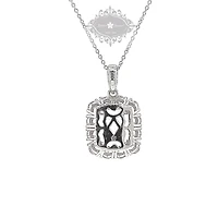 Sterling Silver Cubic Zirconia Necklace