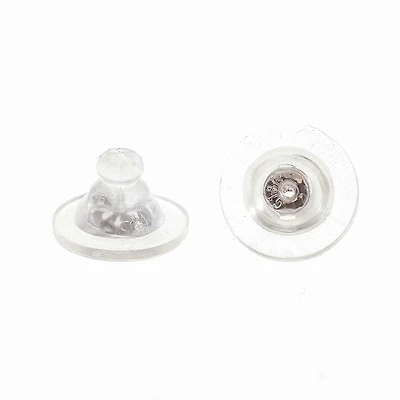 Sterling Silver  Silicone earrings backing 143567