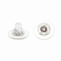 Sterling Silver  Silicone earrings backing 143567