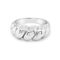 Sterling Silver Ring Plain Twist Dome 154974