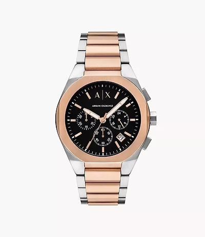 Armani Exchange Chronograph Two-Tone Stainless Steel Watch AX4181 153824