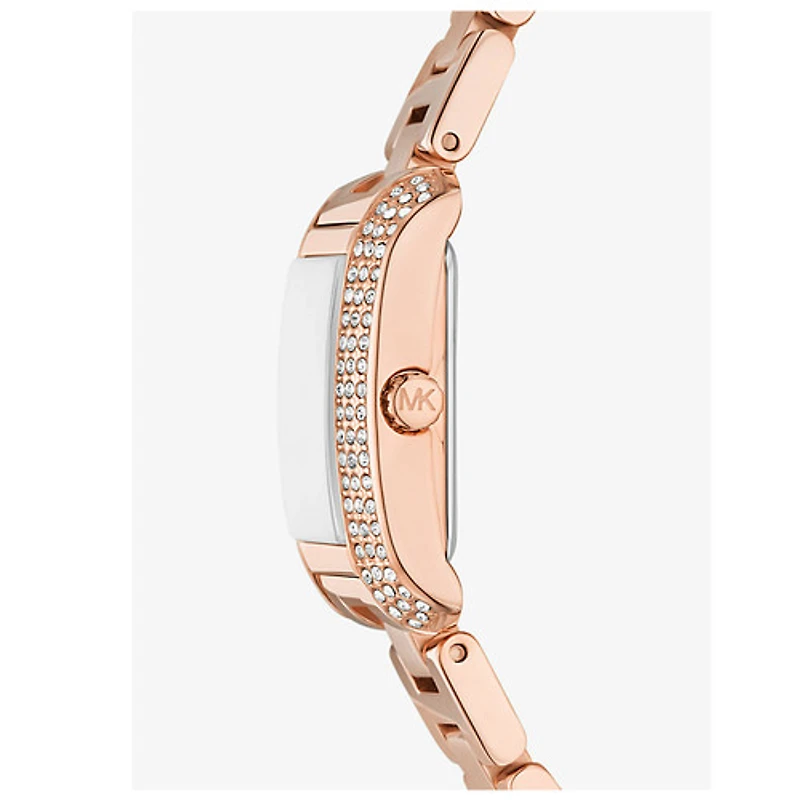 Michael Kors Emery Three-Hand Rose Gold-Tone Stainless Steel Watch MK4868 154464