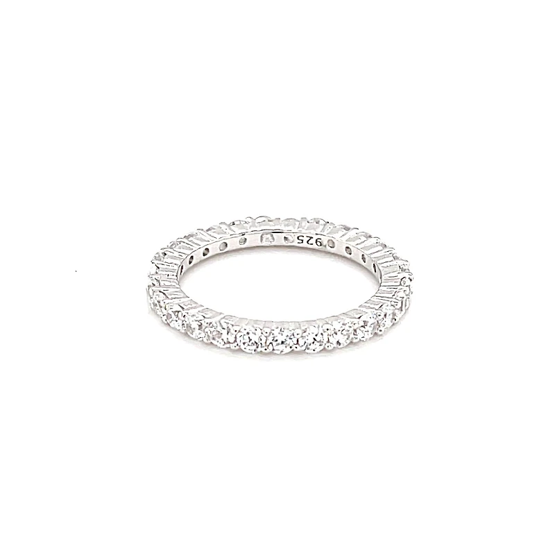 Sterling Silver Cubic Zirconia Ring