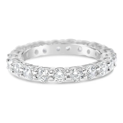 Sterling Silver Cubic Zirconia Ring