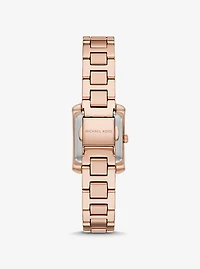 Michael Kors Emery Three-Hand Rose Gold-Tone Stainless Steel Watch MK4868 154464